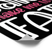 Womens Does This Baby Makes Me Look Fat_ I Funny N Poster (Hoek)