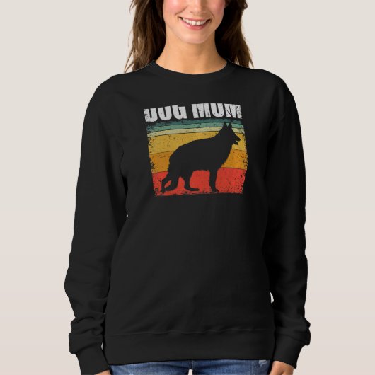 Womens Dog Ma German Shepherd German Shepherd Trui (Voorkant)