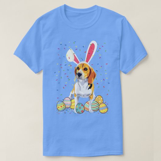 Womens Dog Mama Cadeaus Cute Bunny Dachshund Eggs T-shirt (Design voorkant)