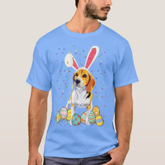 Womens Dog Mama Cadeaus Cute Bunny Dachshund Eggs T-shirt