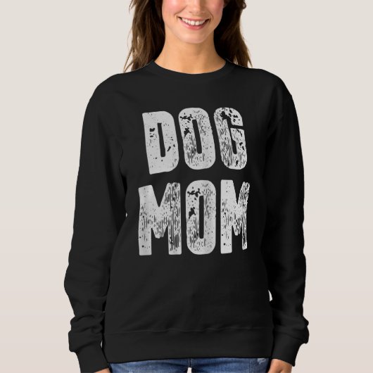 Womens Dog Mama Trui (Voorkant)