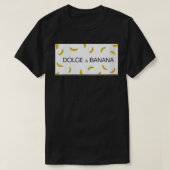Womens Dolce and banana funny graphic design VNeck T-shirt (Design voorkant)