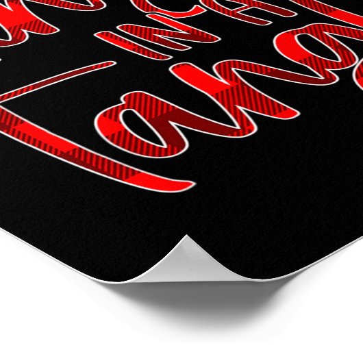 Womens Don't Get Your Tinsel In A Tangle Funny Chr Poster (Hoek)