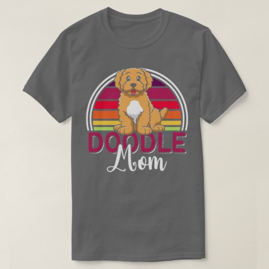 Womens Doodle Ma Labradoodle Goldendoedel 10 T-shirt (Design voorkant)