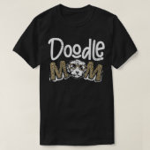 Womens Doodle Ma Leopard Goldendole Moederda T-shirt (Design voorkant)