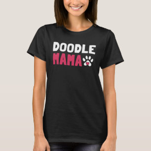 Womens Doodle Mama Labradoodle Goldendole T-shirt