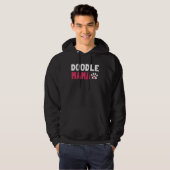 Womens Doodle Mama Labradoodle Goldendoodle Hoodie (Voorkant volledig)