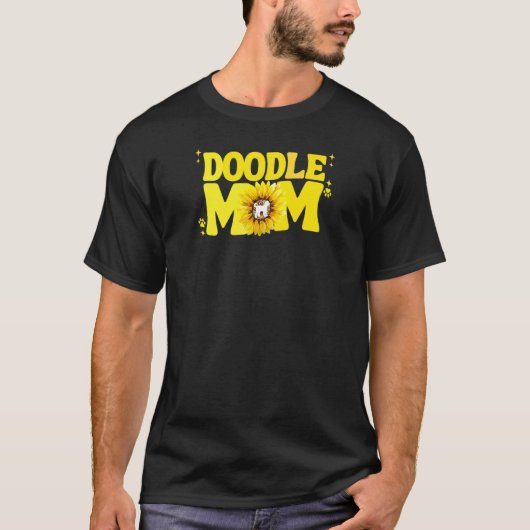 Womens Doodle Mom Labradoodle Bernedoodle Goldendo T-shirt (Voorkant)