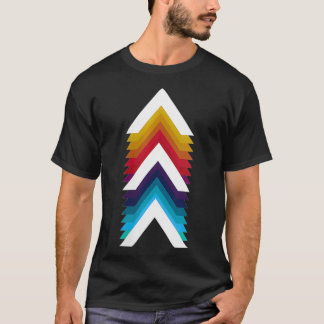 Womens Down Syndrome Awareness 3 Arrows Retro Styl T-shirt
