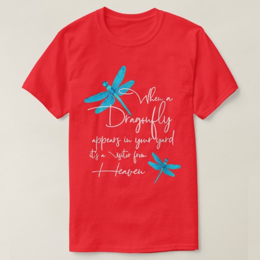 Womens Dragonfly spirituele gelogenlibellen T-shirt (Design voorkant)