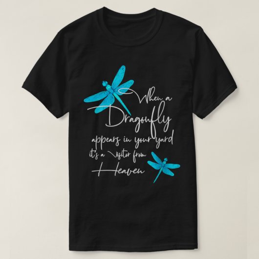 Womens Dragonfly spirituele gelogenlibellen T-shirt (Design voorkant)