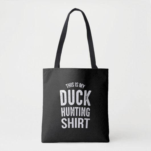 Womens Duck Hunting Gift My Dog Walking Tote Bag (Voorkant)