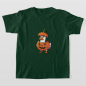 Women's Duck  Pumpkin Halloween Tee Shirts. T-shirt (Laagn)