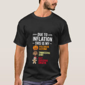 Womens Due To Inflation This Is My Funny Halloween T-shirt (Voorkant)