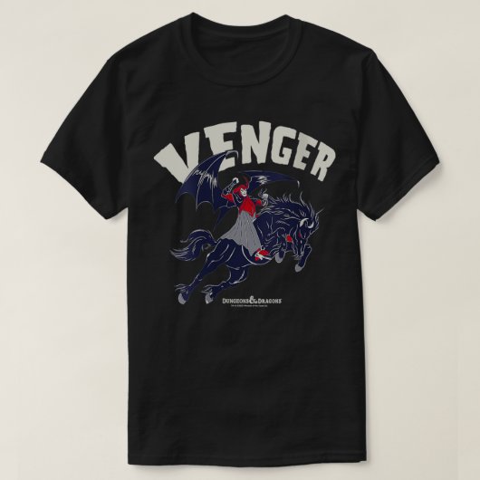 Womens Dungeons & Dragons Venger in Flight VNeck T-shirt (Design voorkant)