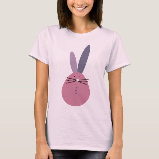 Womens Easter Bunny Tshirt (Voorkant)