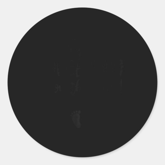 Womens Easter Pregnancy Announcemen Somebunny Is O Ronde Sticker (Voorkant)