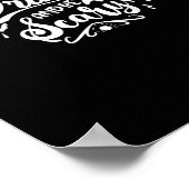 Womens Eat Drink And Be Scary Halloween Modern Poster (Hoek)