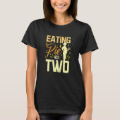 Womens Eating pie for two T-shirt (Voorkant)
