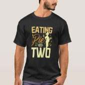 Womens Eating pie for two T-shirt (Voorkant)
