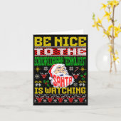 Womens Echocardiography Tech Christmas Ugly Sweate Kaart (Gele Bloem)