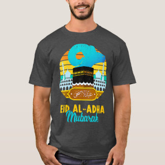 Womens  Eid Al Adha Mubarak Kareem Funny Ha T-shirt