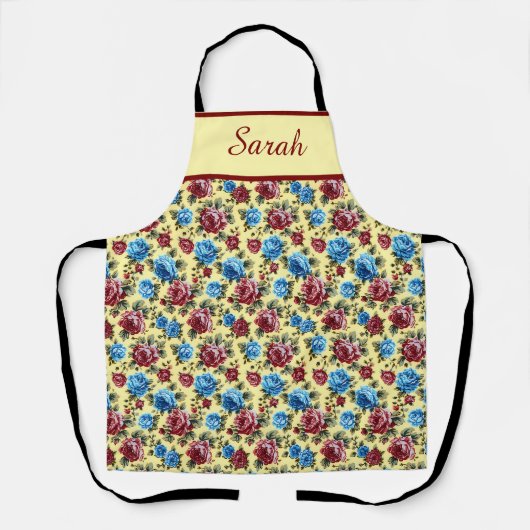 Womens Elegant Stylish Rustic Floral Pattern Schort (Voorkant)