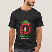 Womens Elf Squad Christmas Matching V Neck  T-shirt (Voorkant)