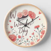 Women's Empowerment Celebration Clock (Voorkant)