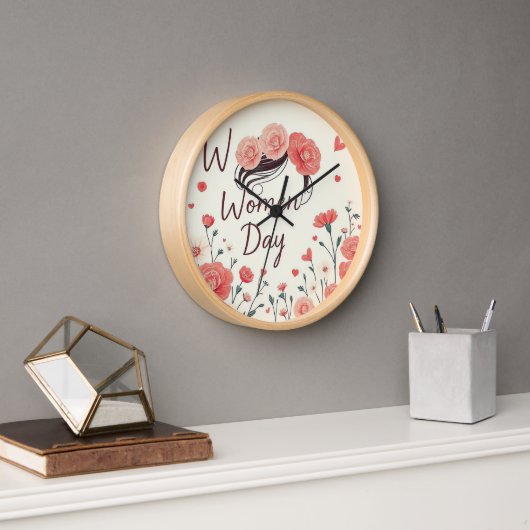 Women's Empowerment Celebration Clock (Kantoor)