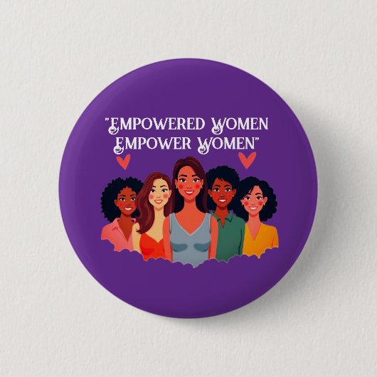 Women's Empowerment Inspirerend Button (Voorkant)