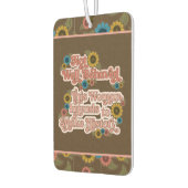 Women's Empowerment Retro jaren 60 en 70 Bloemen Luchtverfrisser (Links)