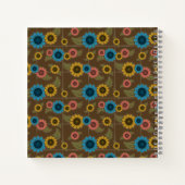 Women's Empowerment Retro jaren '60 en '70 Floral  Notitieboek (Achterkant)