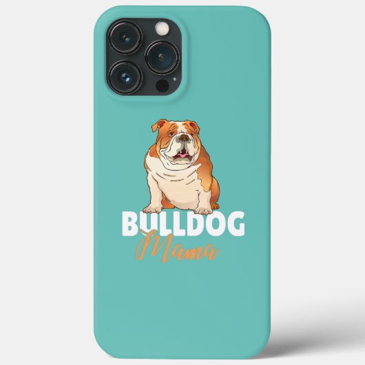 Womens English Bulldog Mama Cute Hondenliefhebber  Case-Mate iPhone Case (Achterkant)