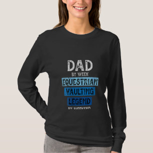 Womens Equestrian Vaulting Legend Pap Vader T-shirt