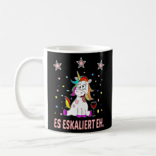 Womens Escaliert eh Sauf Unicorn Wine Gezegde Wi Koffiemok