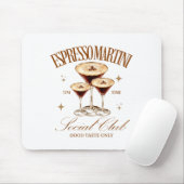 Womens Espresso Martini Social Club Drinking Tail  Muismat (Met muis)