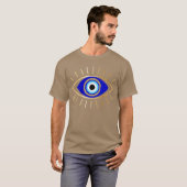 Womens Evil Eye Protection VNeck vintage T-shirt (Voorkant volledig)