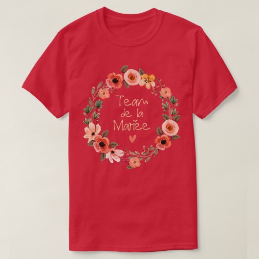 Womens EVJF Personalised Team Bride Bride Crown Te T-shirt (Design voorkant)