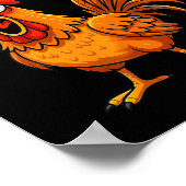 Womens F-caw-f Funny Chicken Humor F-caw-f Quote R Poster (Hoek)