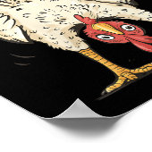 Womens F-caw-f Funny Chicken Humor F-caw-f Quote R Poster (Hoek)