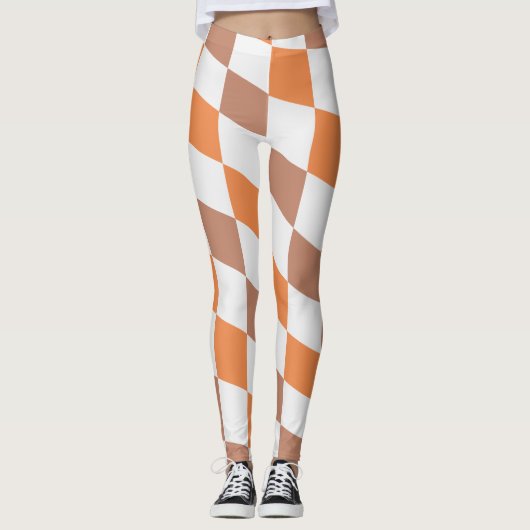 Women's Fall Fashion Checkered Leggings (Voorkant)