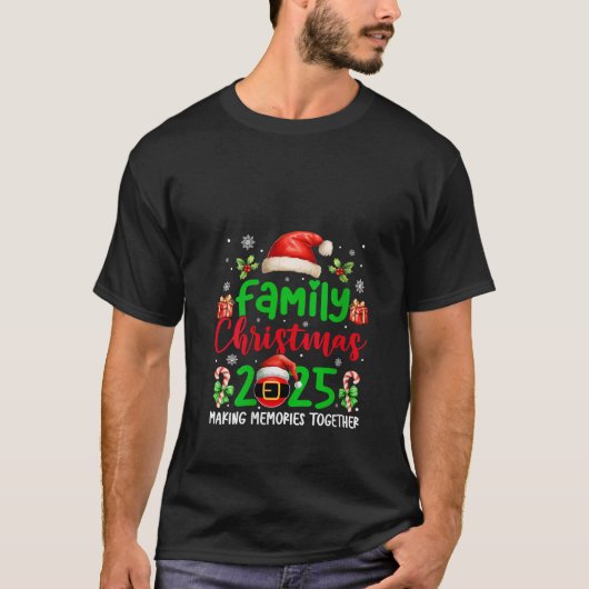 Womens Family Christmas 2025 Matching Xmas Squad S T-shirt (Voorkant)