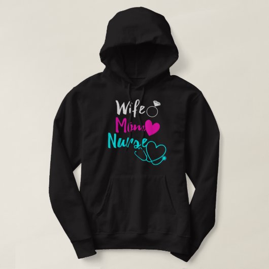 Womens Family Nurse Practitioner Unicorn Others Yo Hoodie (Design voorkant)