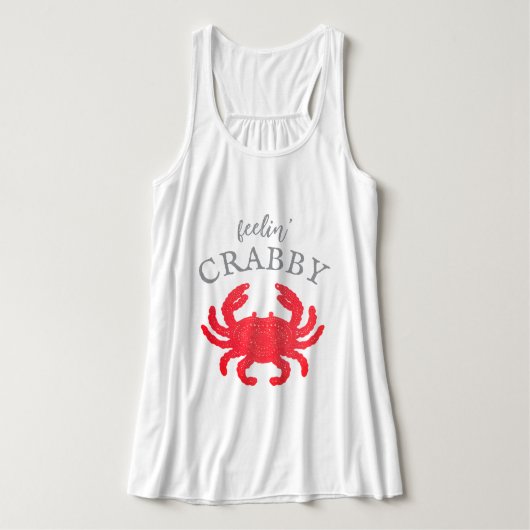 Women's Feelin Crabby Tank Top (Design voorkant)