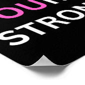 Womens Find Your Strong, In You! V-neck Poster (Hoek)