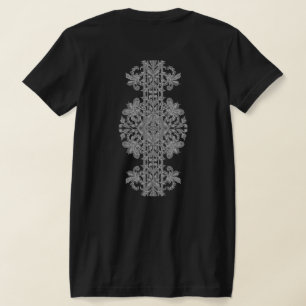 Women's Fine Jersey T-Shirt met zilveren man