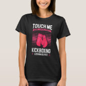 Women's First Lesson Is Free Kickboxing T-shirt (Voorkant)