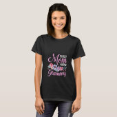 Womens First Mam Now Glammy Grandma Blessings prom T-shirt (Voorkant volledig)