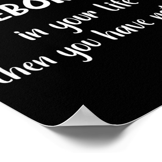 Womens First Name Deborah Funny Quote If You Don't Poster (Hoek)